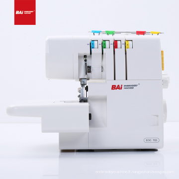 Bai Factory Industrial Overlock Machine de couture pour une vitesse à grande vitesse 1100 tr / min